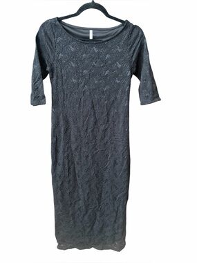 Classic Black Lace Sheath Dress - Elegant Women's Maternity Dress